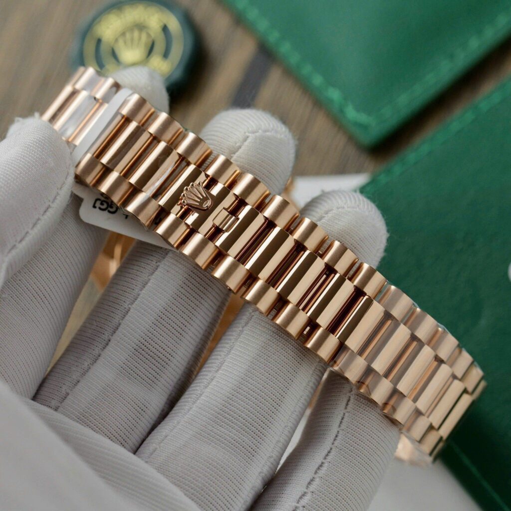 Super Clone Rolex Day-Date White Mother-of-Pearl Diamond Dial 128395tbr-0026 36 mm