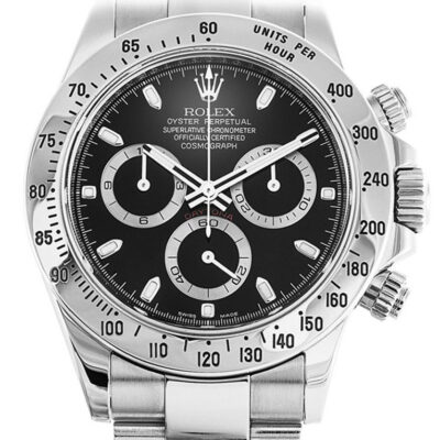 Super Clone Rolex Daytona Black Dial 116520