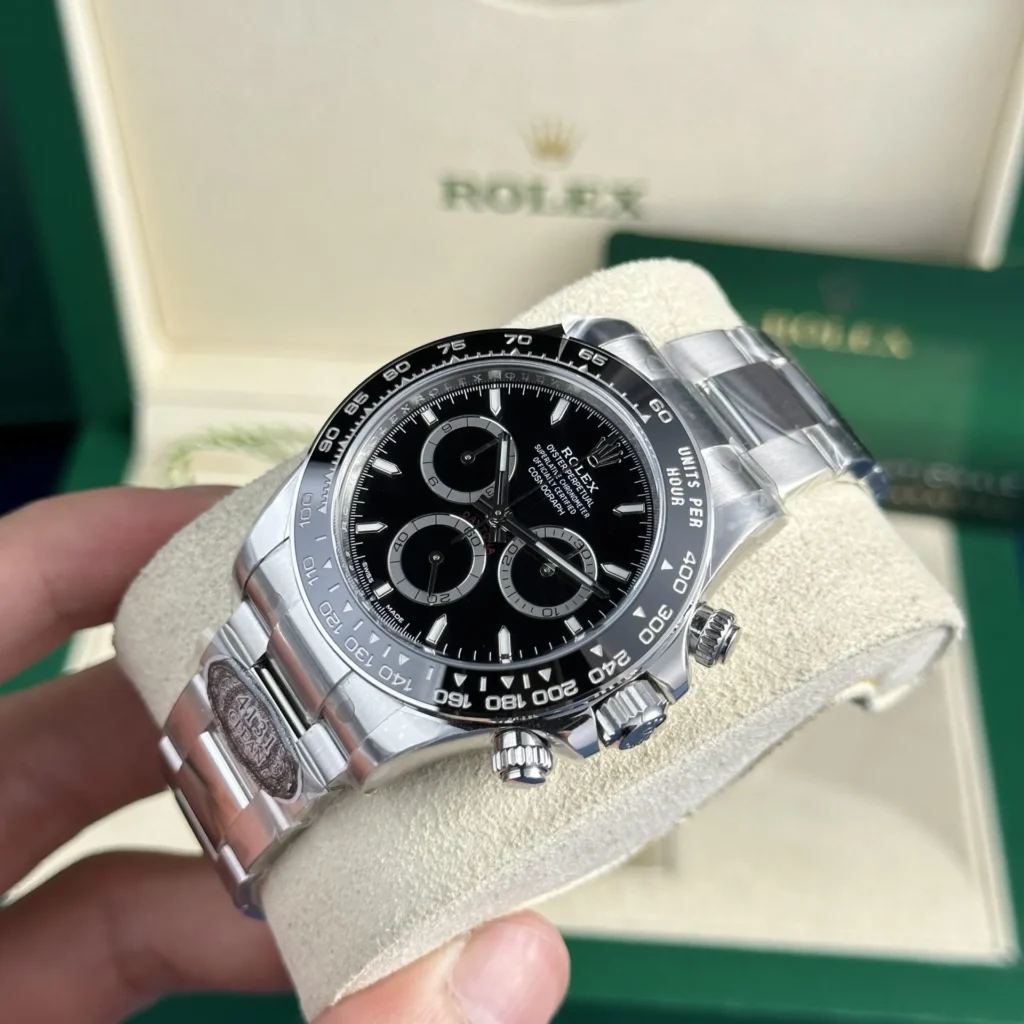 Super Clone Rolex Daytona Black Dial 126500LN “Godzilla”