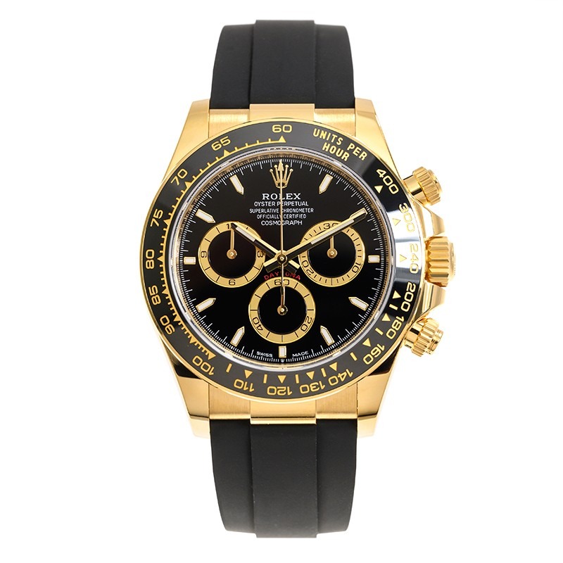 Super Clone Rolex Daytona Black Dial 126518LN — dial close-up