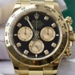 Super Clone Rolex Daytona Bright black Dial 126508 — side profile