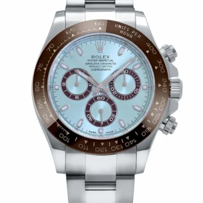 Super Clone Rolex Daytona Ice blue Dial 116506 “Platona”