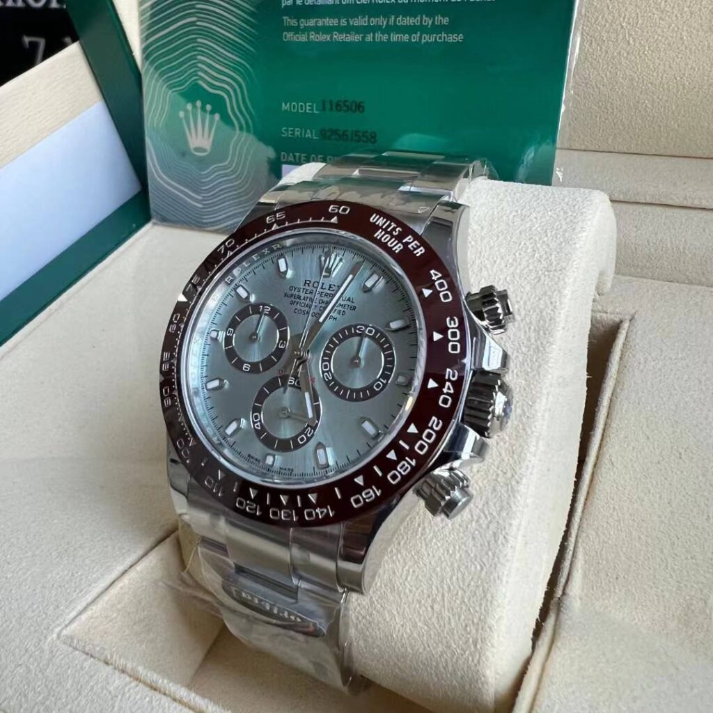 Super Clone Rolex Daytona Ice blue Dial 116506 “Platona”