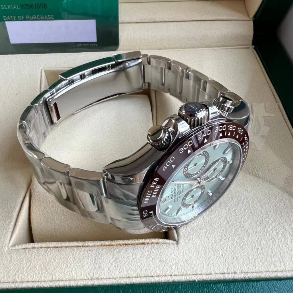 Super Clone Rolex Daytona Ice blue Dial 116506 “Platona”