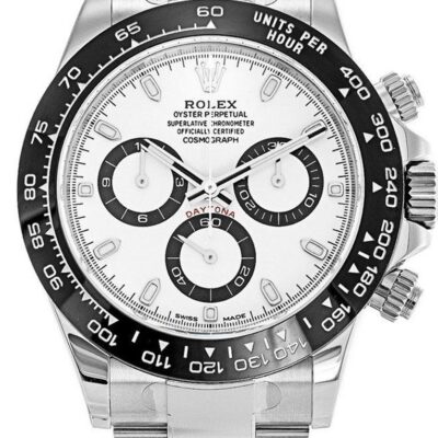 Super Clone Rolex Daytona “Panda” White Dial 116500LN