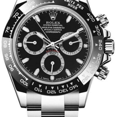 Super Clone Rolex Daytona “Reverse Panda” Black Dial 116500LN