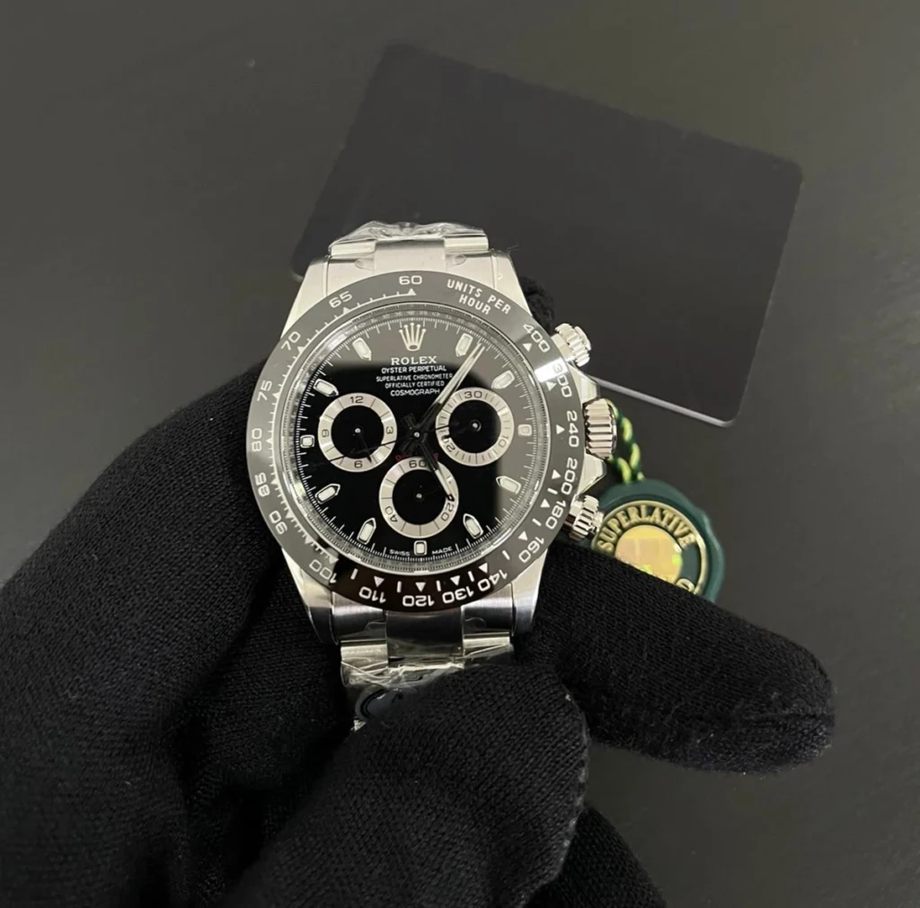Super Clone Rolex Daytona “Reverse Panda” Black Dial 116500LN