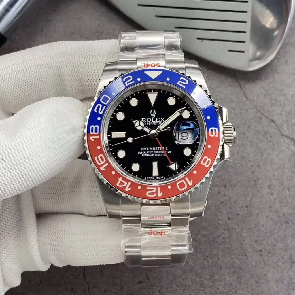 Super Clone Rolex GMT-Master II 126710BLRO “Pepsi” Oyster – Swiss SuperClone