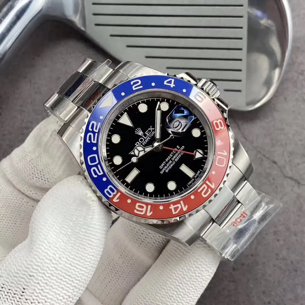 Super Clone Rolex GMT-Master II 126710BLRO “Pepsi” Oyster – Swiss SuperClone
