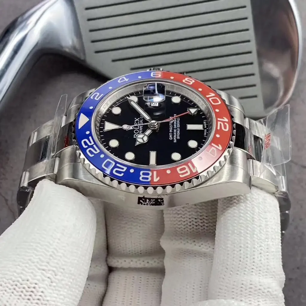 Super Clone Rolex GMT-Master II 126710BLRO “Pepsi” Oyster – Swiss SuperClone