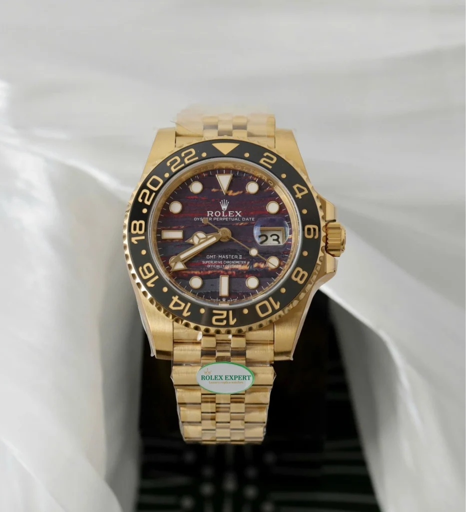 Super Clone Rolex GMT-Master II 126718GRNR Tiger Iron Dial – Swiss SuperClone