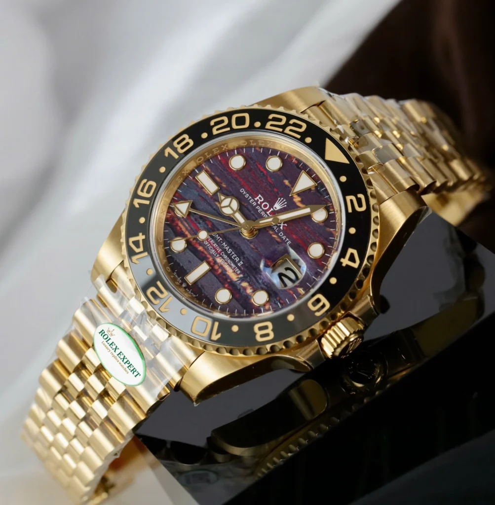 Super Clone Rolex GMT-Master II 126718GRNR Tiger Iron Dial – Swiss SuperClone