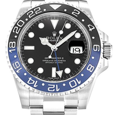 Super Clone Rolex GMT-Master II Black Dial 116710BLNR “Batman”