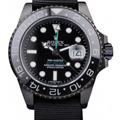 Super Clone Rolex GMT-Master II Black Dial REP016827