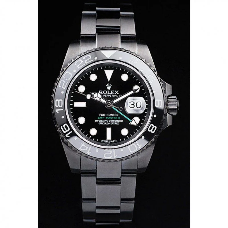 Super Clone Rolex GMT-Master II Black Dial REP016828 – Swiss SuperClone