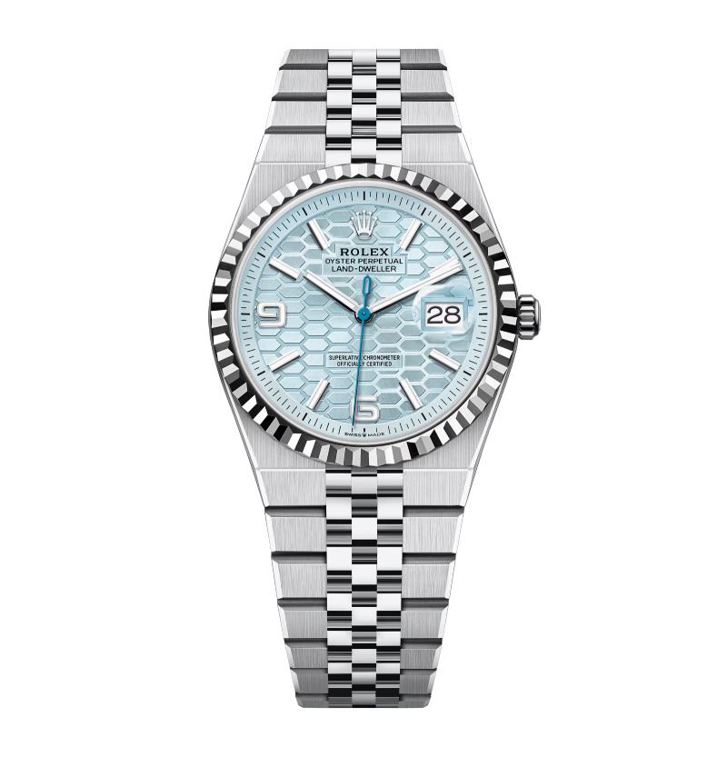 Super Clone Rolex Land-Dweller 36 mm Ice Blue Dial (2025) – Swiss SuperClone