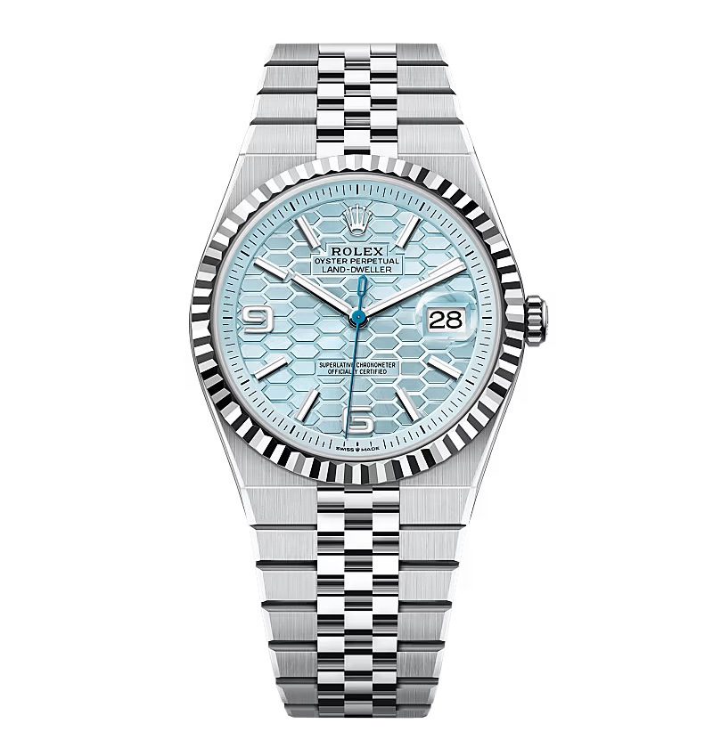 Super Clone Rolex Land-Dweller 40 mm Ice Blue Dial (2025) – Swiss SuperClone