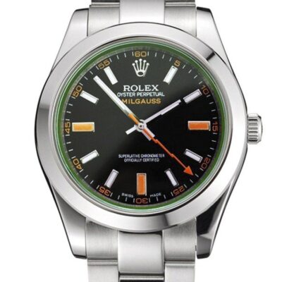 Super Clone Rolex Milgauss Black Dial REP016836