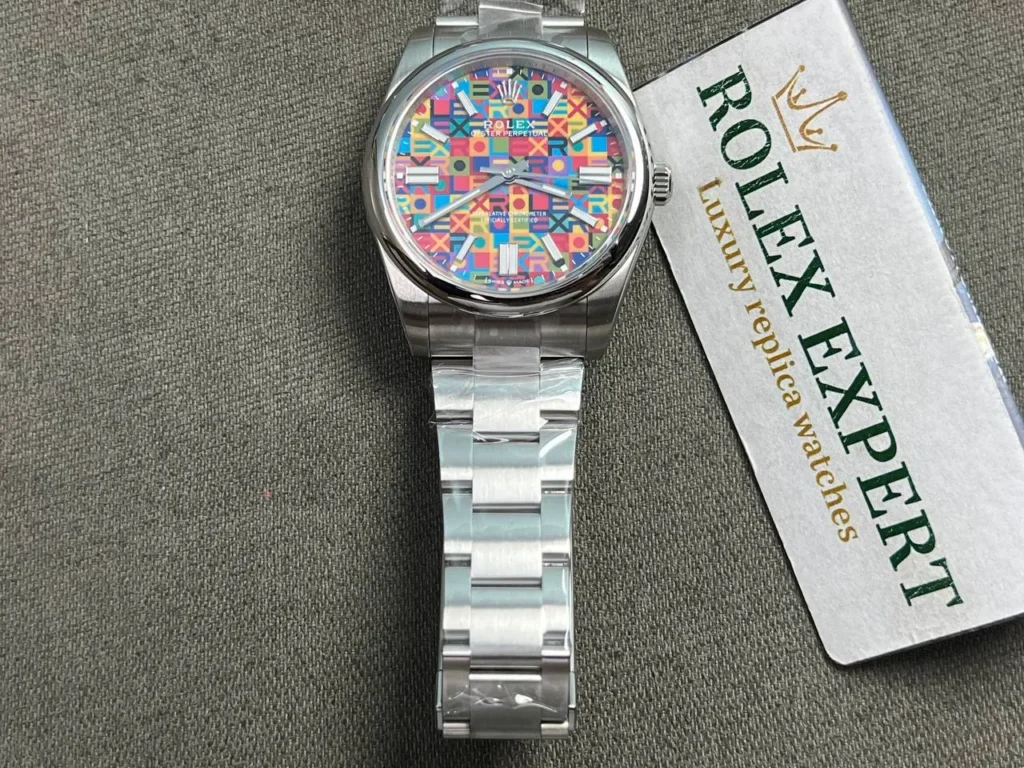 Super Clone Rolex Oyster Perpetual Jubilee Motif (2026) SuperClone