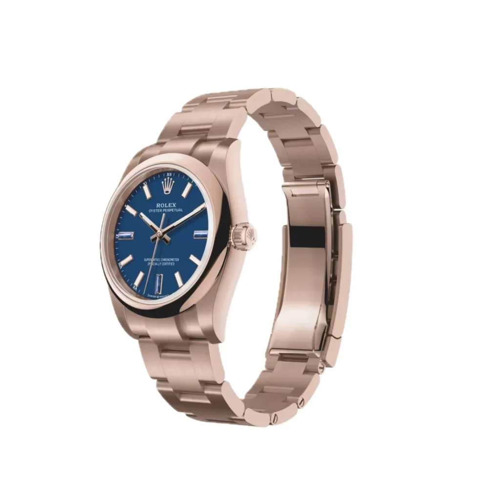 Super Clone Rolex Oyster Perpetual Solid Gold 34mm Everose Gold (2026)