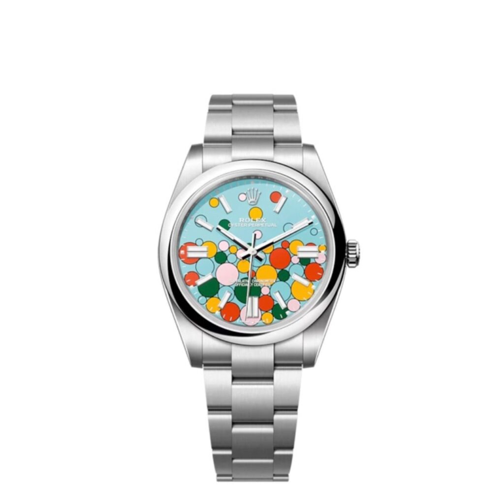 Super Clone Rolex Oyster Perpetual Turquoise Dial 124300 41 mm