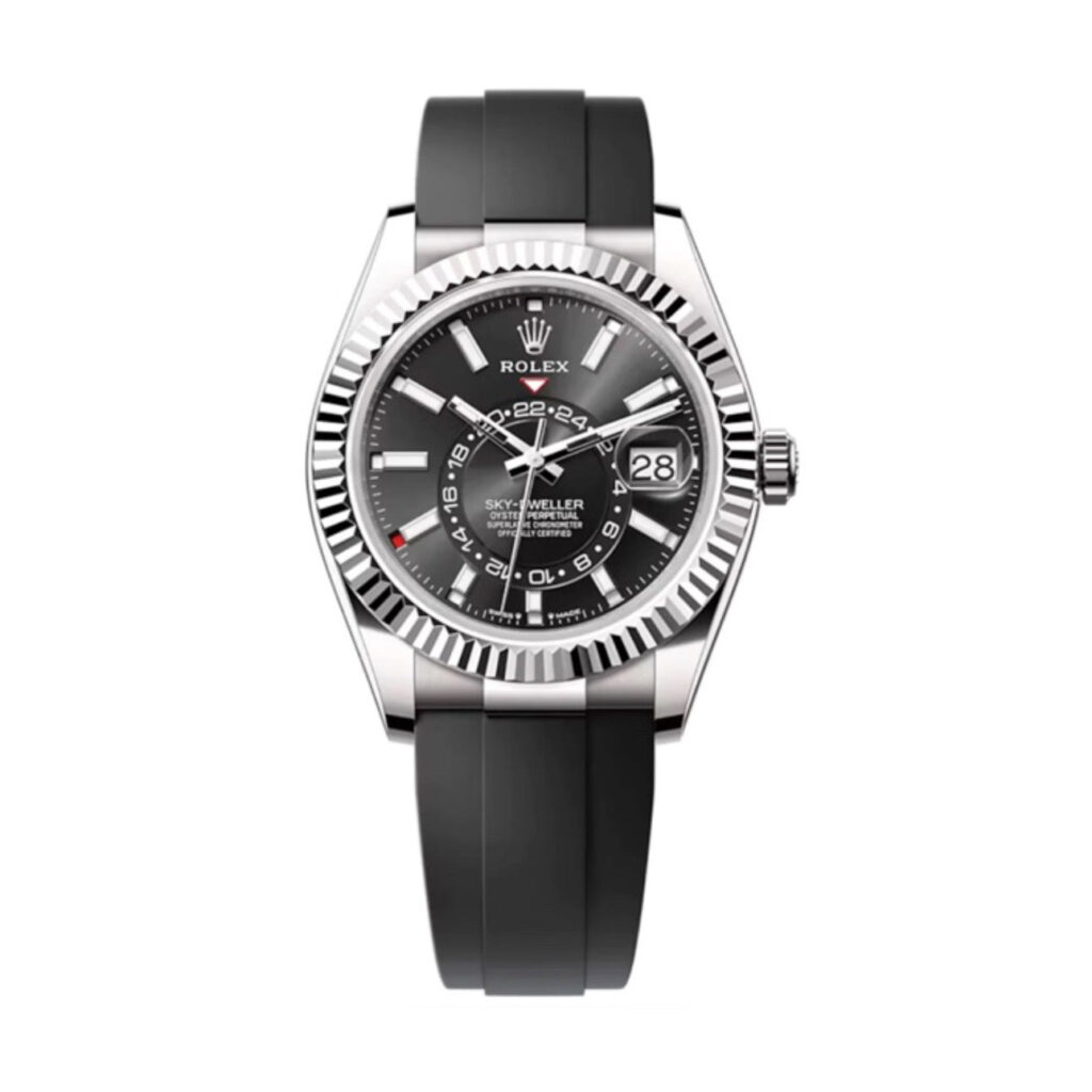 Super Clone Rolex Sky-Dweller Bright black Dial 336239 – Swiss SuperClone