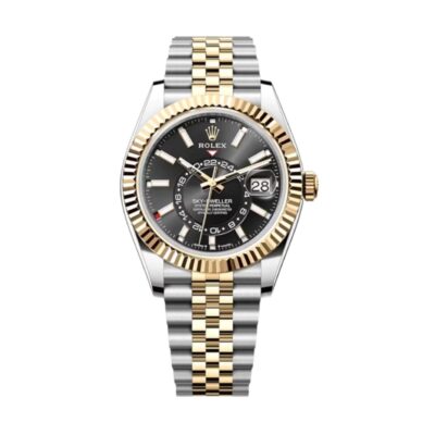 Super Clone Rolex Sky-Dweller Bright black Dial 336933 Jubilee