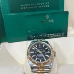 Super Clone Rolex Sky-Dweller Bright black Dial 336933 Jubilee – Swiss SuperClone