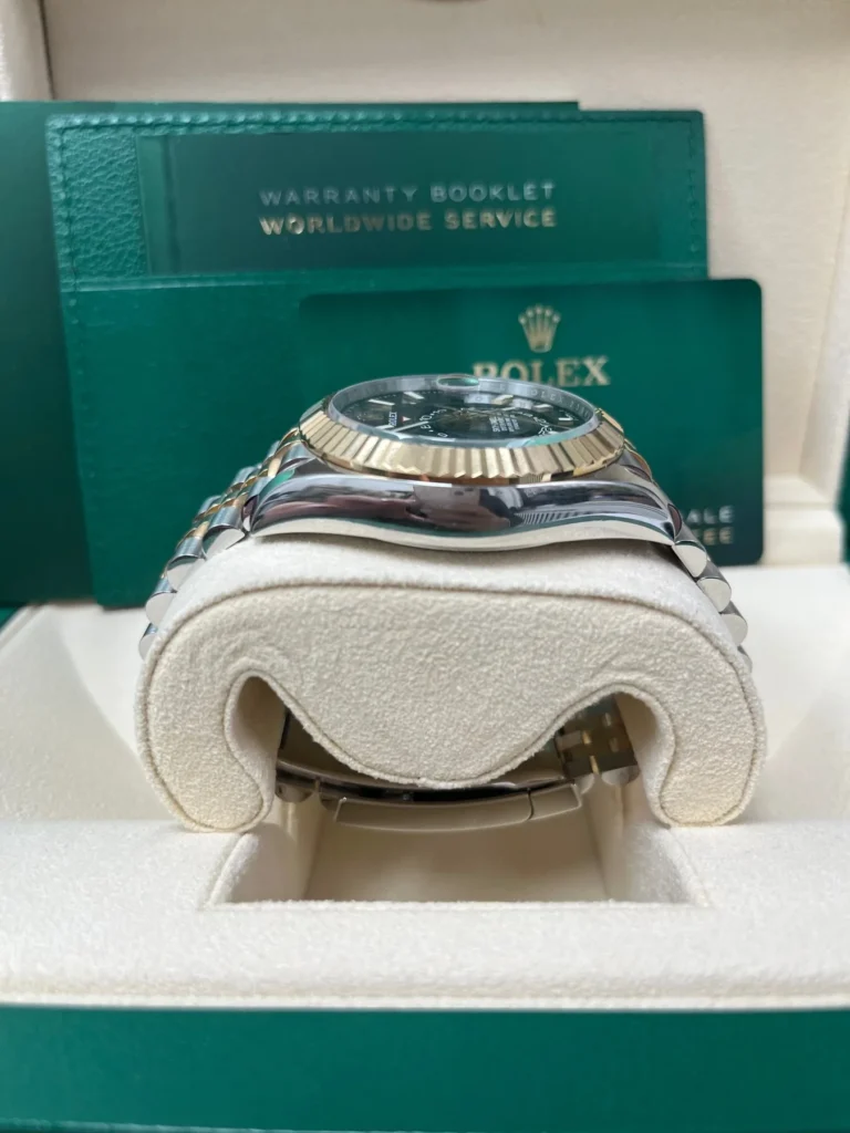 Super Clone Rolex Sky-Dweller Bright black Dial 336933 Jubilee – Swiss SuperClone