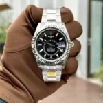 Super Clone Rolex Sky-Dweller Bright black Dial 336934 Oyster – Swiss SuperClone