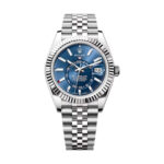 Super Clone Rolex Sky-Dweller Bright blue Dial 336934 Jubilee – Swiss SuperClone