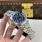 Super Clone Rolex Sky-Dweller Bright blue Dial 336934 Jubilee – Swiss SuperClone