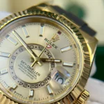 Super Clone Rolex Sky-Dweller Champagne Dial 336238