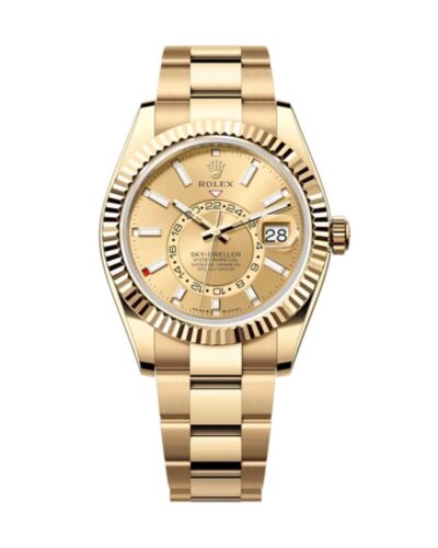 Super Clone Rolex Sky-Dweller Champagne Dial 336938 – Swiss SuperClone