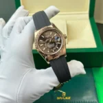 Super Clone Rolex Sky-Dweller Chocolate Dial 336235