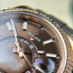 Super Clone Rolex Sky-Dweller Chocolate Dial 336235