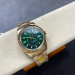 Super Clone Rolex Sky-Dweller Green Dial 336938 (Oyster)