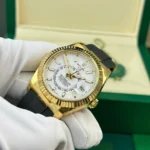 Super Clone Rolex Sky-Dweller Intense white Dial 336238 — side profile