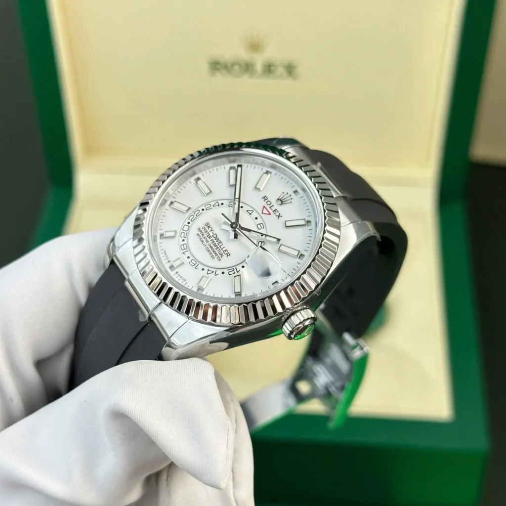 Super Clone Rolex Sky-Dweller Intense white Dial 336239