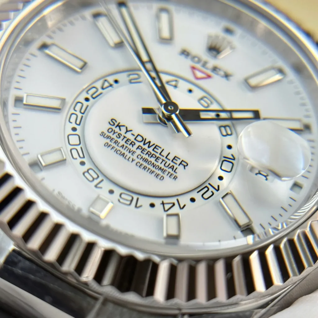 Super Clone Rolex Sky-Dweller Intense white Dial 336239