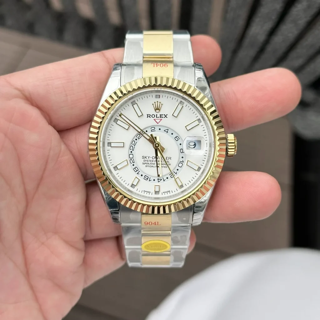 Super Clone Rolex Sky-Dweller Intense white Dial 336933 Oyster – Swiss SuperClone