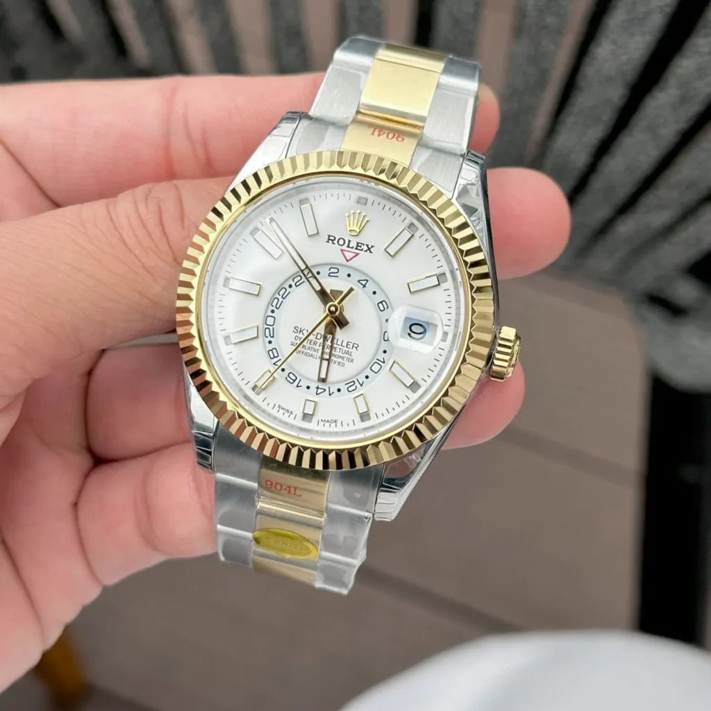 Super Clone Rolex Sky-Dweller Intense white Dial 336933 Oyster – Swiss SuperClone