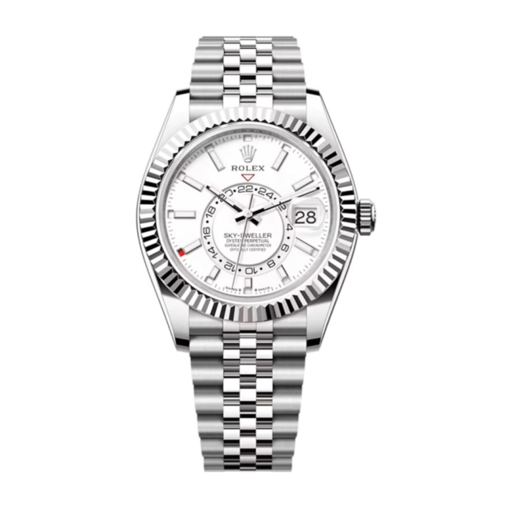 Super Clone Rolex Sky-Dweller Intense white Dial 336934 Jubilee – Swiss SuperClone