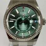 Super Clone Rolex Sky-Dweller Mint green Dial 336934 Oyster – Swiss SuperClone