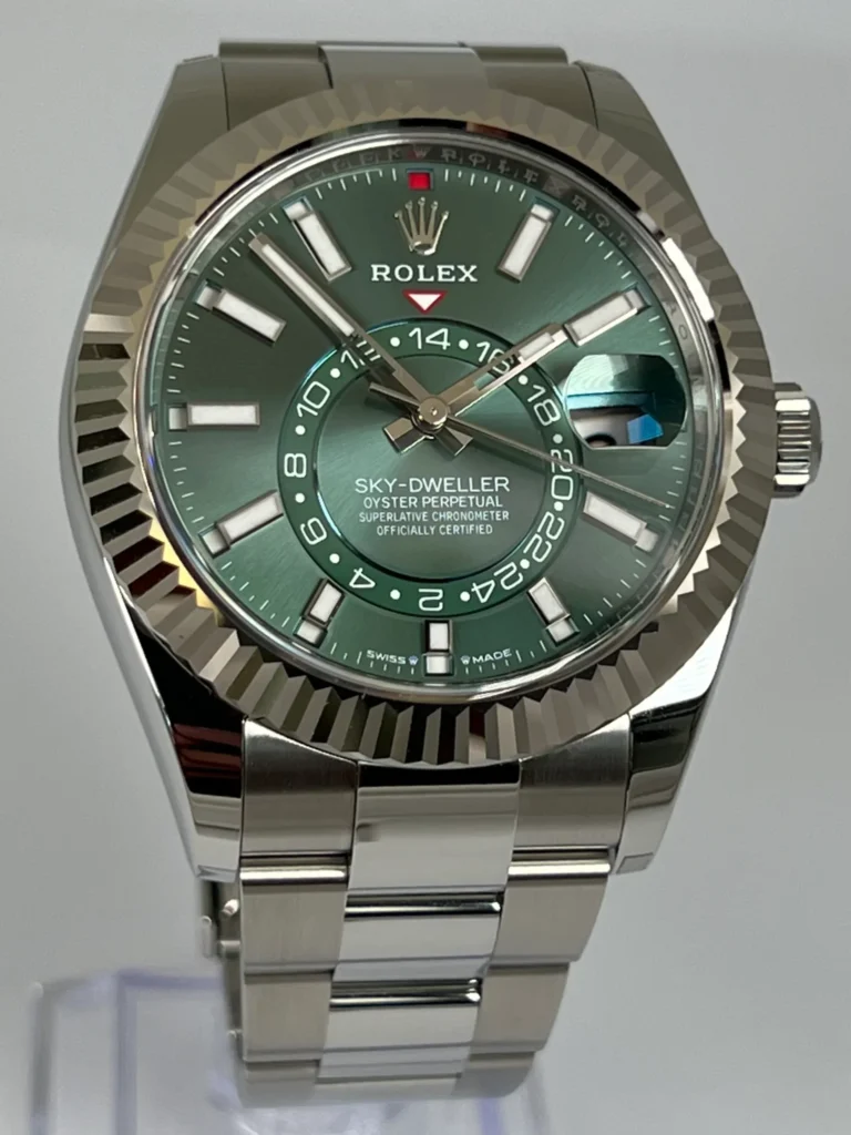 Super Clone Rolex Sky-Dweller Mint green Dial 336934 Oyster – Swiss SuperClone