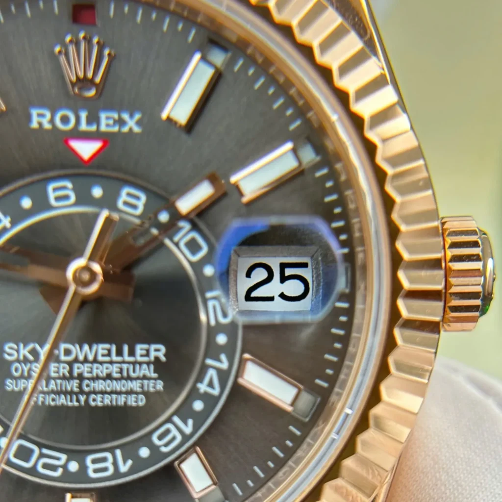 Super Clone Rolex Sky-Dweller Slate Dial 336235
