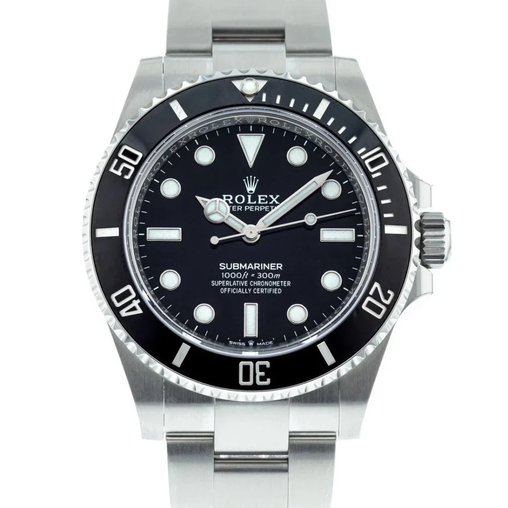Super Clone Rolex Submariner Black Dial 124060 No-Date – Swiss SuperClone