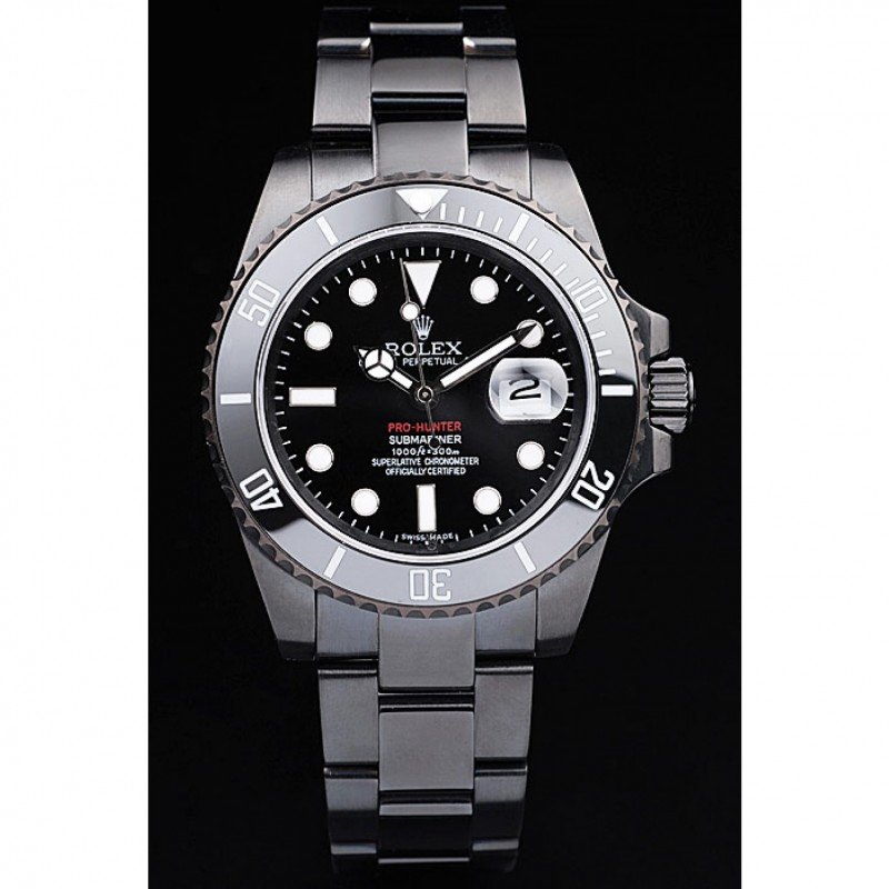 Super Clone Rolex Submariner Black Dial PRHUNTERPRO – Swiss SuperClone
