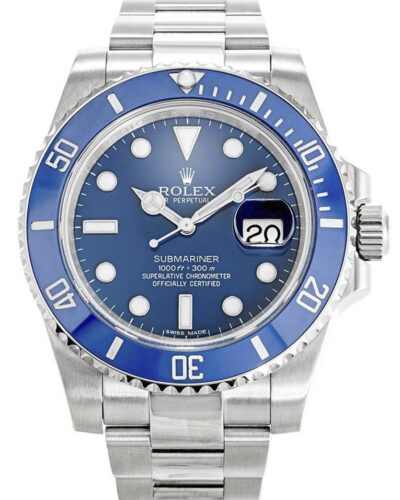 Super Clone Rolex Submariner Blue Dial 116619LB “Smurf” – Swiss SuperClone
