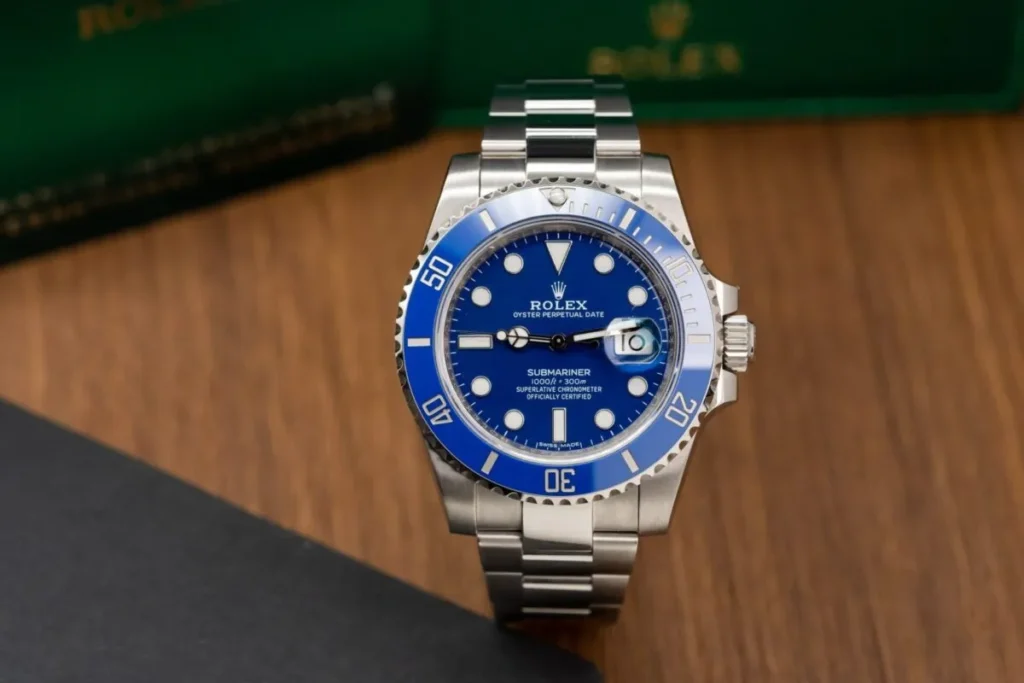 Super Clone Rolex Submariner Blue Dial 116619LB “Smurf”